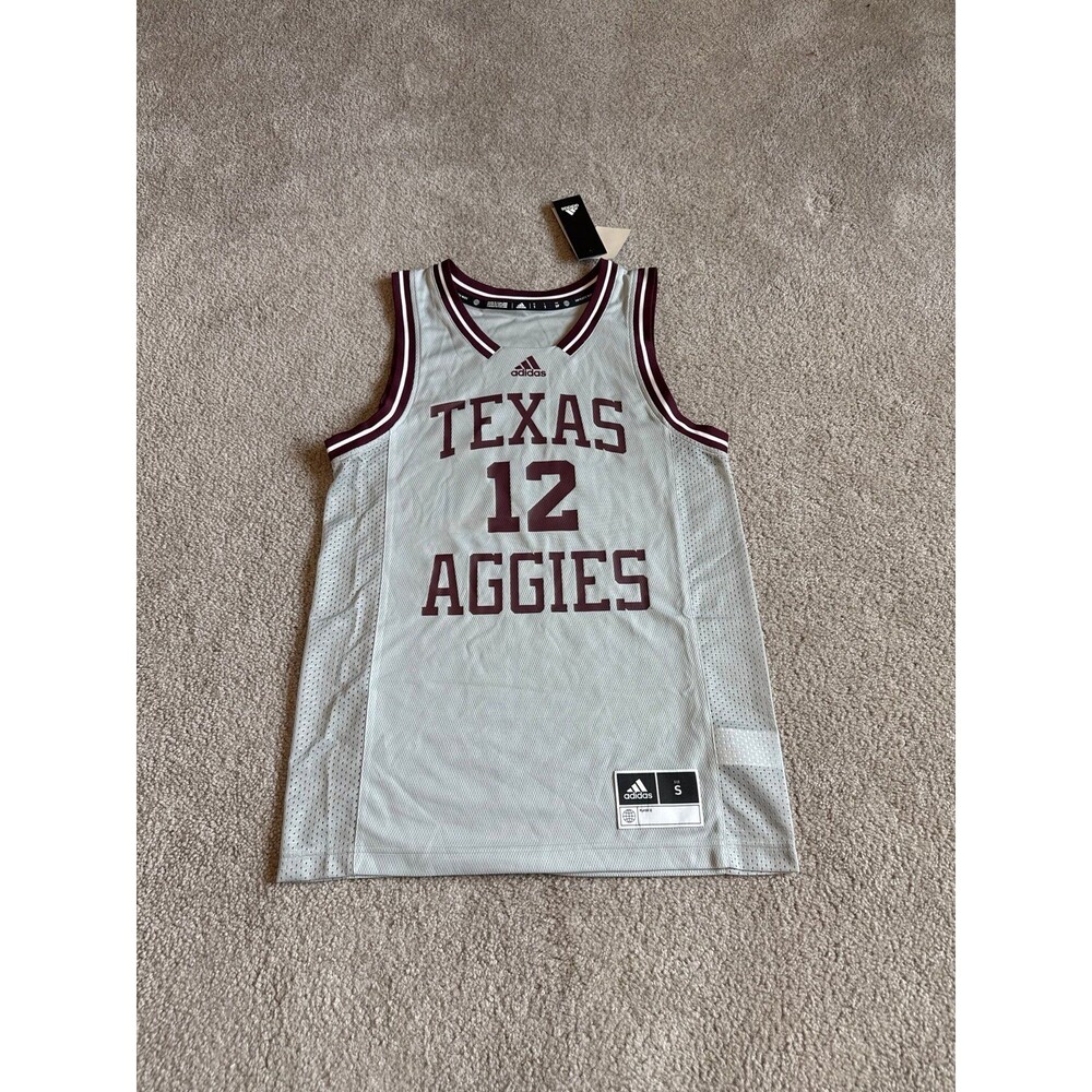 Texas A&M Aggies Men’s Adidas NWT Basketball Jersey Size Small